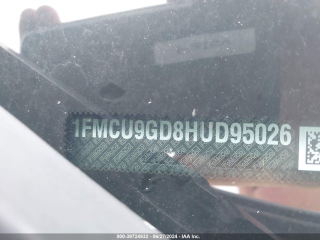Ford ESCAPE SE 2017 1FMCU9GD8HUD95026 Image 9
