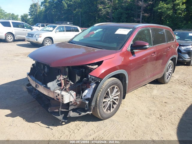 Toyota Highlander Xle 2017 5TDJZRFH1HS404610 Image 2