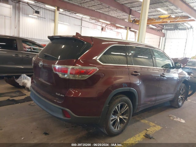 Toyota Highlander Xle V6 2016 5TDJKRFH0GS301407 Image 4