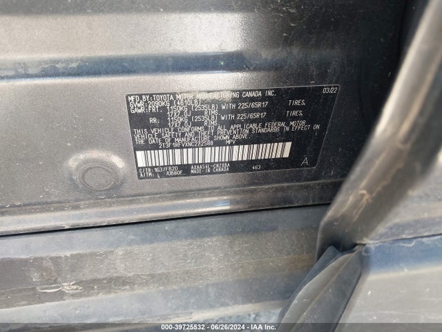 Toyota RAV4 LE 2022 2T3F1RFVXNC272588 Image 9