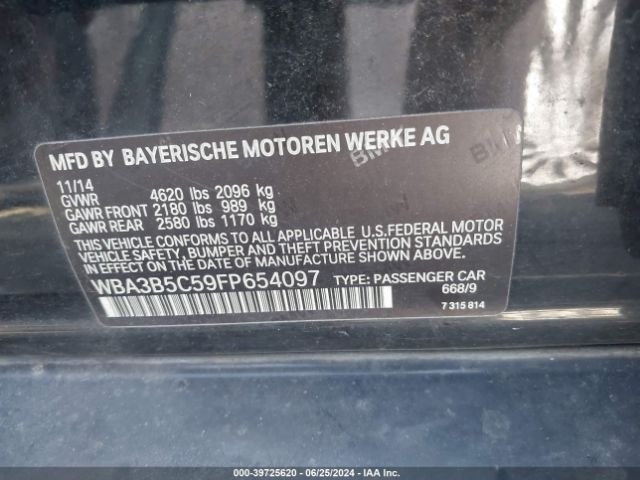 WBA3B5C59FP654097 BMW 328i Xdrive