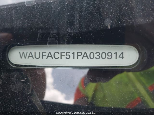 WAUFACF51PA030914 Audi A5 Sportback Premium Plus 45 Tfsi S Line Quattro S Tronic