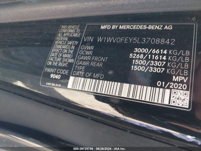 W1WV0FEY5L3708842 Mercedes-Benz Metris