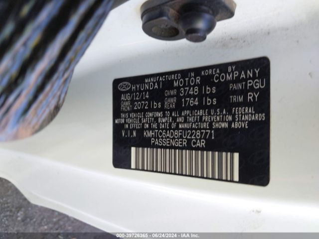 KMHTC6AD8FU228771 Hyundai Veloster