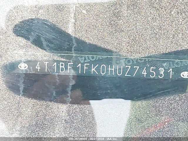 Toyota CAMRY LE 2017 4T1BF1FK0HU774531 Image 9