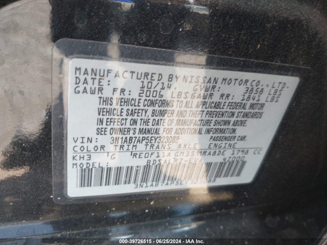 Nissan SENTRA SR 2014 3N1AB7AP5EY323088 Image 9