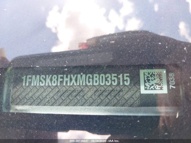 1FMSK8FHXMGB03515 Ford Explorer Limited