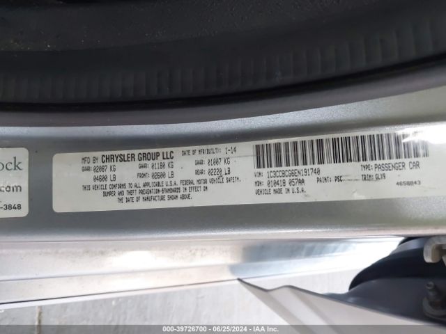 1C3CCBCG6EN191740 Chrysler 200 Limited