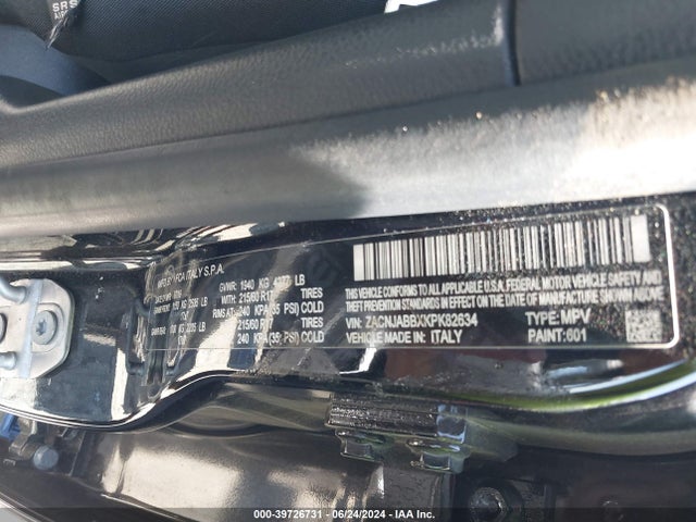 ZACNJABBXKPK82634 Jeep Renegade Latitude Fwd