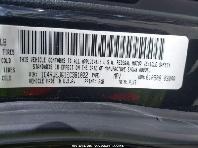 1C4RJEJG1EC381022 Jeep Grand Cherokee Summit