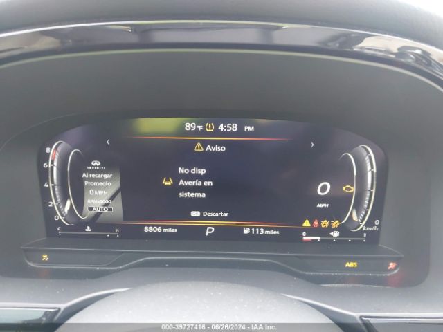 5N1DL1GS8PC360109 Infiniti Qx60 Sensory Awd
