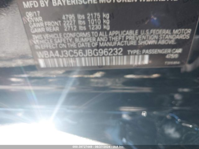 WBA4J3C56JBG96232 BMW 430i Gran Coupe Xdrive