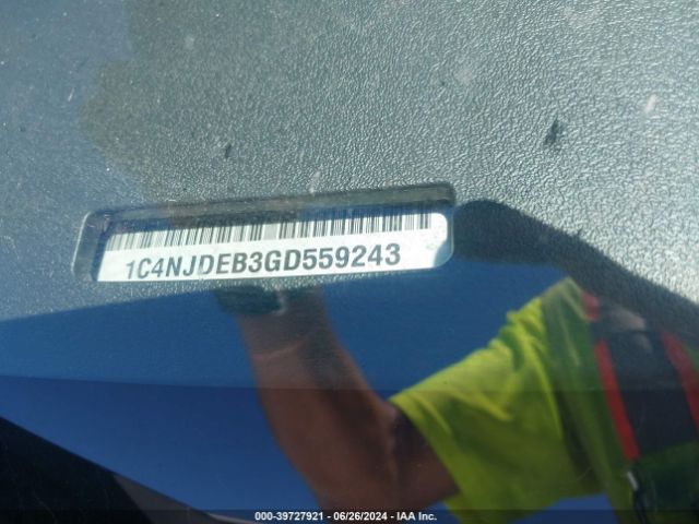 1C4NJDEB3GD559243 Jeep Compass High Altitude Edition