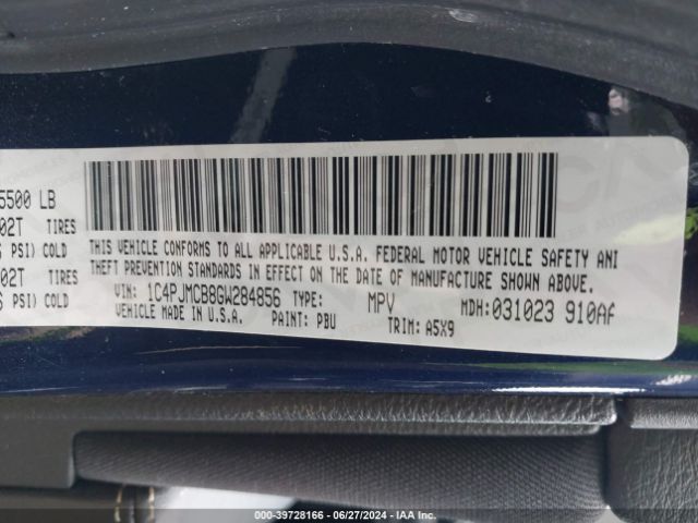 1C4PJMCB8GW284856 Jeep Cherokee Latitude