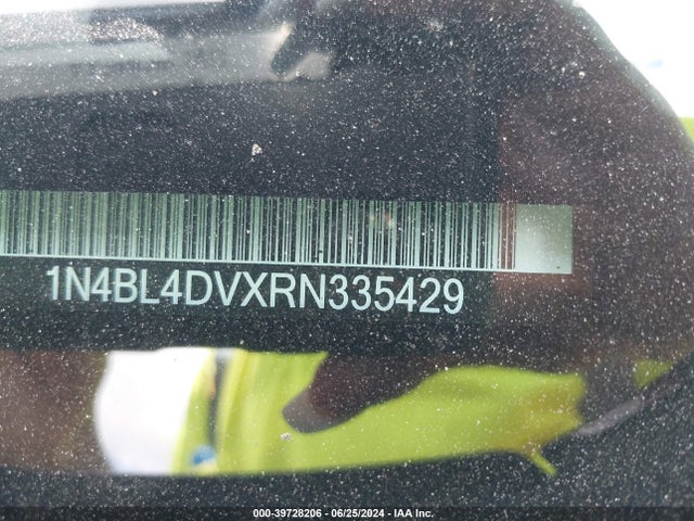 Nissan Altima Sv Fwd 2024 1N4BL4DVXRN335429 Image 9