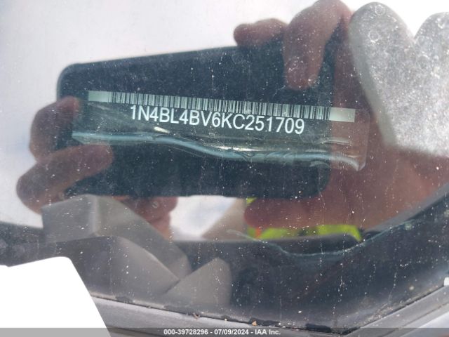 1N4BL4BV6KC251709 Nissan Altima 2.5 S
