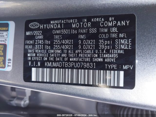 KMUMADTB3PU079831 Genesis Gv70 2.5t Awd