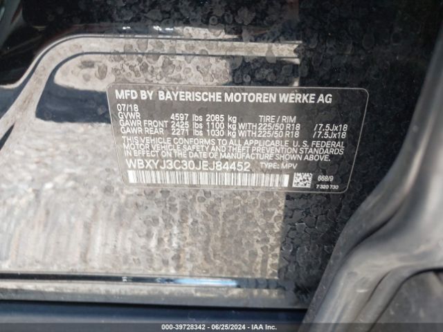 WBXYJ3C30JEJ84452 BMW X2 Sdrive28i