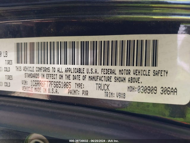 RAM 1500 Express 2015 1C6RR6FT7FS651065 Image 9