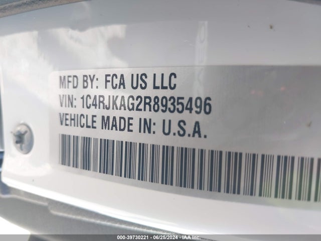 1C4RJKAG2R8935496 Jeep Grand Cherokee L Altitude X 4x4