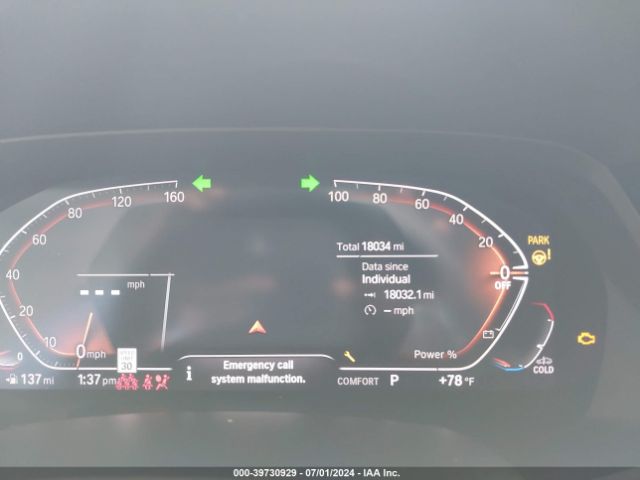 5UXCR4C0XP9S05366 BMW X5 Sdrive40i