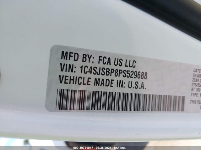 1C4SJSBP8PS529688 Jeep Wagoneer L Series Ii 4x4