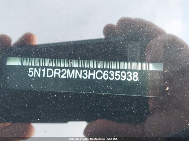 5N1DR2MN3HC635938 Nissan Pathfinder Sl