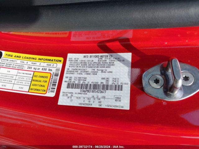 2024 FORD MUSTANG 1FA6P8CFXR5423677 Photo 8