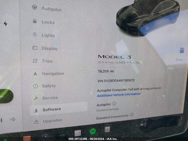 Tesla Model 3 Long Range/mid Range/standard Range/standard Range Plus 2019 5YJ3E1EA4KF361872 Image 7