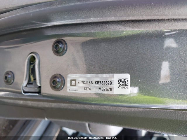 Chevrolet Trax Lt 2019 KL7CJLSB1KB782629 Image 9