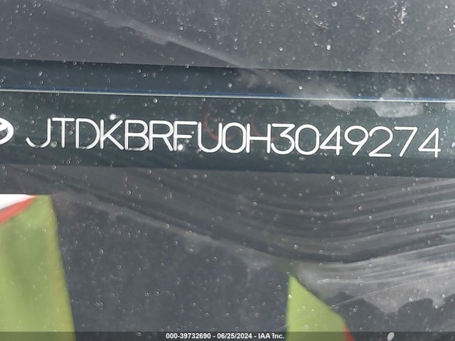 Toyota Prius Two 2017 JTDKBRFU0H3049274 Image 9