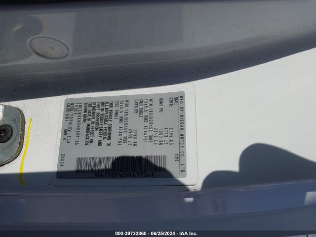 Nissan Nv200 S 2017 3N6CM0KN2HK697165 Image 9