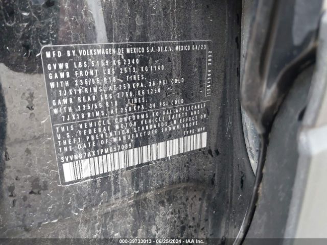 3VVNB7AX1PM097089 Volkswagen Tiguan 2.0t Se