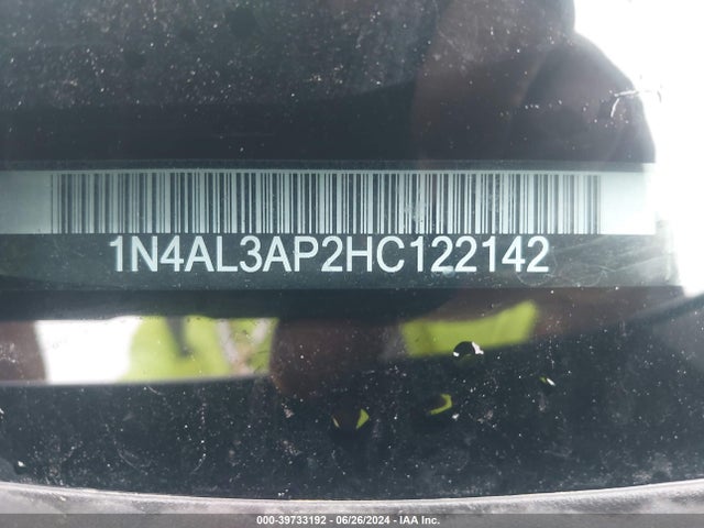 Nissan Altima 2.5 Sr 2017 1N4AL3AP2HC122142 Image 9