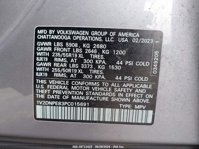 Volkswagen Id.4 Awd Pro 2023 1V2DNPE83PC015691 Image 9