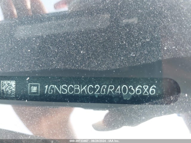 Chevrolet Tahoe Lt 2016 1GNSCBKC2GR403686 Image 9