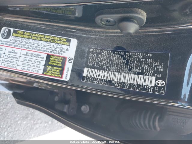 5YFBURHE2KP928841 Toyota Corolla Xle