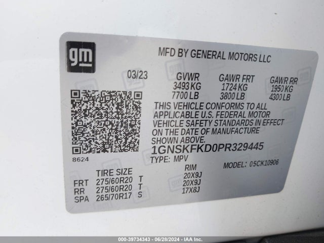 Chevrolet Suburban 4wd Premier 2023 1GNSKFKD0PR329445 Image 9