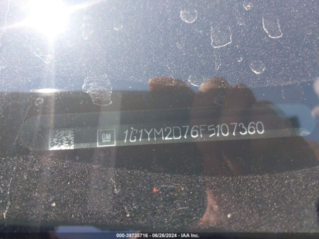 1G1YM2D76F5107360 Chevrolet Corvette Stingray Z51
