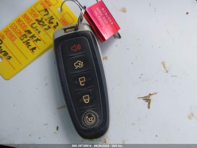 Продаж на аукціоні авто 2013 Lincoln Mkx, vin: 2LMDJ6JKXDBL44408, номер лоту: 39735914