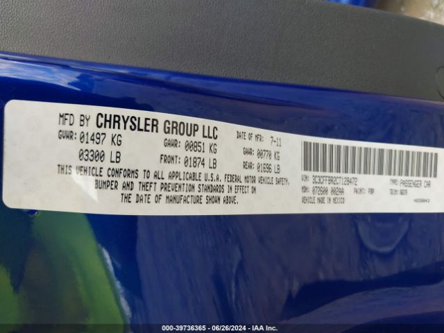 2012 FIAT 500 3C3CFFBR2CT128472 Photo 8
