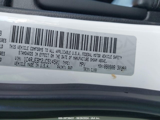 1C4RJEBM2JC514501 Jeep Grand Cherokee Limited 4x2