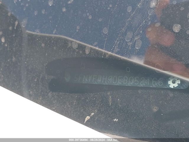 5FNYF4H90EB052166 Honda Pilot Touring
