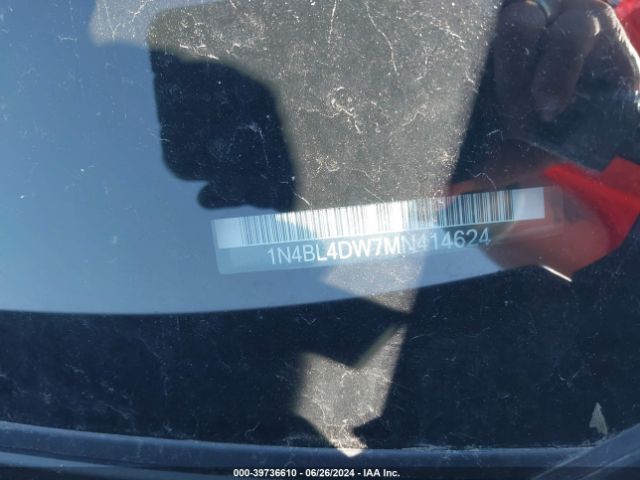 1N4BL4DW7MN414624 Nissan Altima Sv Intelligent Awd
