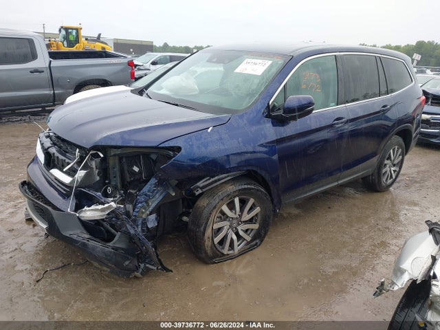Honda Pilot Awd Ex-l 2022 5FNYF6H54NB035413 Image 2