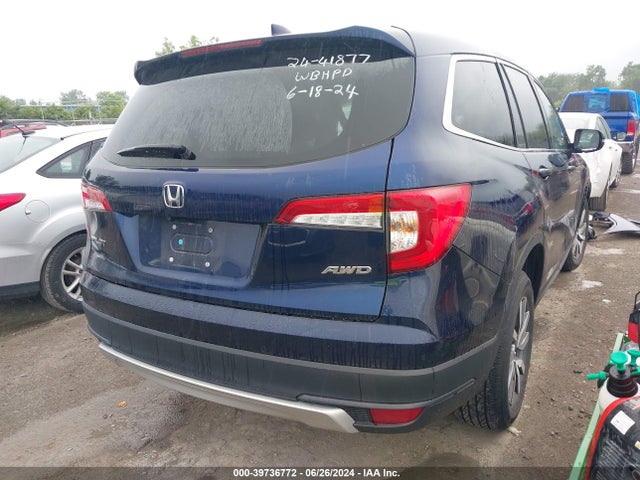 Honda Pilot Awd Ex-l 2022 5FNYF6H54NB035413 Image 4