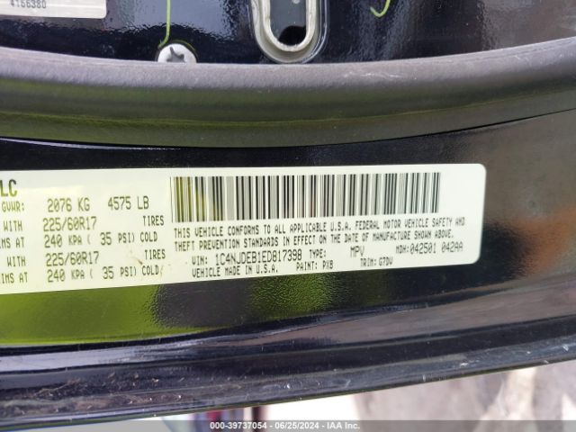 1C4NJDEB1ED817398 Jeep Compass Latitude