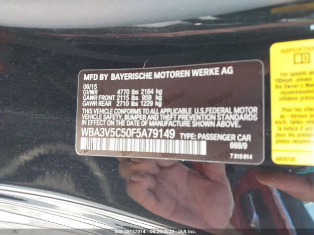 WBA3V5C50F5A79149 BMW 428i