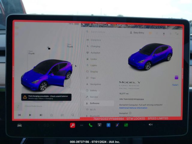 7SAYGDEE1PF886984 Tesla Model Y