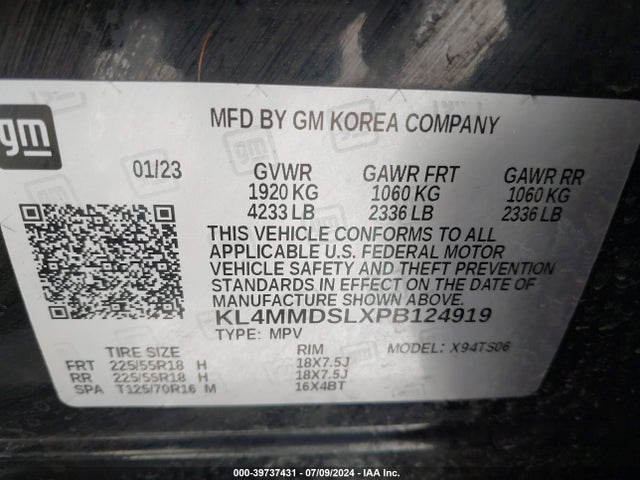 Buick Encore Gx Select Fwd 2023 KL4MMDSLXPB124919 Image 9